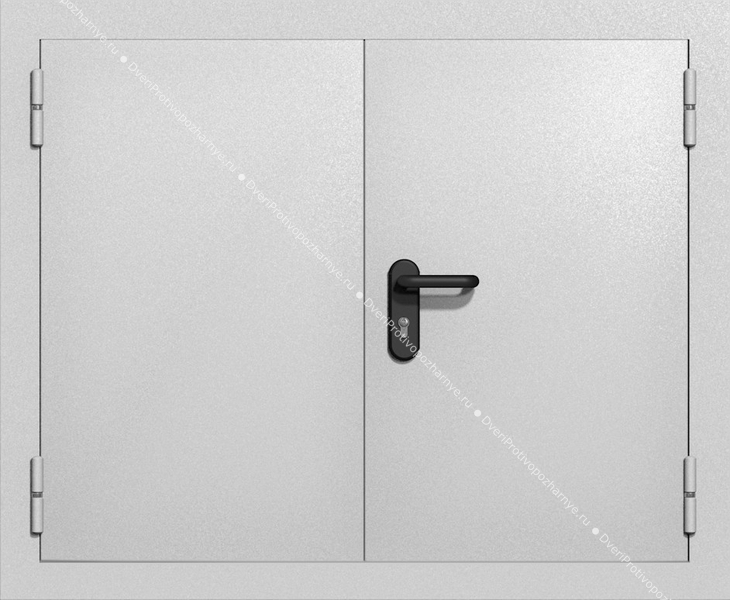 Двустворчатый люк ei-60 (цвет светло-серый RAL 7047)