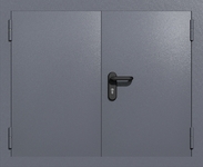 Двустворчатый люк ei-60 (цвет темно-серый RAL 7015)