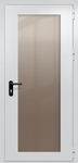 Однопольная дверь eiw-60 с максимальным стеклом (цвет светло-серый RAL 7047)