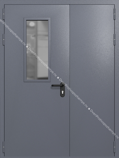 Полуторапольная дверь ei-60 со стеклом 700x300 (цвет темно-серый RAL 7015) Полуторапольная дверь ei-60 со стеклом 700x300 (цвет темно-серый RAL 7015)