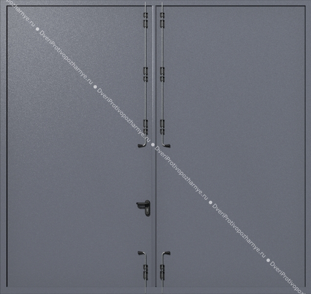 Распашные крупногабаритные ворота ei-60 (цвет темно-серый RAL 7015) Распашные крупногабаритные ворота ei-60 (цвет темно-серый RAL 7015)