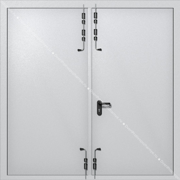 Распашные ворота ei-60 (цвет светло-серый RAL 7047) Распашные ворота ei-60 (цвет светло-серый RAL 7047)